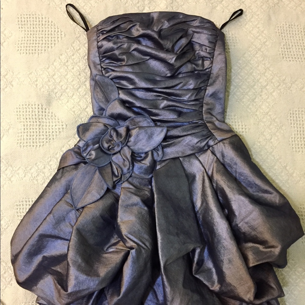 Vintage strapless prom dress